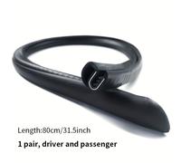 TEMU La burlete para puerta de coche tiene un de metal que no requiere adhesivo, y el goma elástica no envejece. diseñada específicamente para B en un formato de 2 piezas.