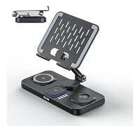 TEMU La estación de carga inalámbrica plegable 6 en 1 Tocome inalámbrica para iPhones, Airpods y relojes Apple. un soporte plegable grande para tablet y una puerta tipo C.