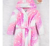 TEMU La etiqueta que se encuentra en el costurón lateral del dobladillo o dentro del cuello trasero. Esta camisola para niñas de franela y cómoda con un diseño estampado.