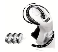 TEMU La máquina de etiquetas de estampado manual Eazeid con tres de y estampado, para la organización del hogar y proyectos