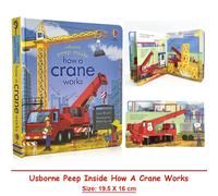 TEMU la mecánica de un grúa - un libro de ingeniería interactivo para niños | Educación STEM para niños de 3 años en | Ideal para cuentos de noche y de lectura entre