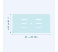 TEMU La para de PC del acuario que , reduce la evaporación de la humedad y a mantener una estable sin deformarse. Puedes instalar transparente tú mismo, pero no debe romperse.