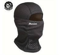 TEMU La pasamontañas Musion Balaclava máscara facial completa de malla transpirable diseñada para ciclismo y .