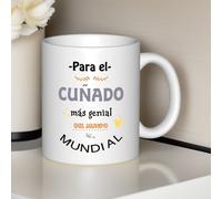 TEMU La Taza de Café Cerámica Más del Político 11 - Estilo Español, Blanca con Asa Negra, Diseño Portátil y Ancha para Camping, Picnics & Viajes, Regalo Navideño Para