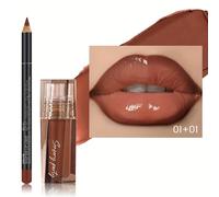 TEMU Labial Hidratante y Set de Delineador de Labios - Define tus Labios con Precisión 3D, un Radiante para Cualquier Ocasión, Perfectamente Versátil para Estilo de Maquillaje.