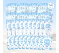 TEMU LAIKOU Set de Cuidado de la Piel Milk Radiance - Kit Completo de 60 piezas con 10 piezas una de Limpiador de 2g, Sérum, Crema para Ojos, Crema Facial Iluminadora, Mascarilla de Noche de 3g