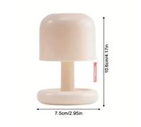 TEMU Lámpara de Noche con y Cable - Luz Nocturna Ajustable y Regulable, Portátil sin Enchufe para Hogar, Viajes - Enchufable (No) para Escritorio, Mesa, Mesita de Noche (Plástico, )