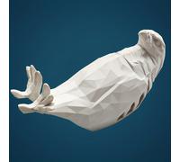 TEMU Lámpara de pared con en 3D | Estilo Art Déco, funciona con pilas, control con botón pulsador, adecuada para habitaciones, ideal para amantes de y decoración artística