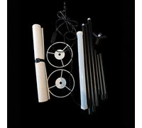 TEMU Lámpara de pie con control remoto, lámparas de pie para /dormitorio/oficina, colores 3000K-6000K y 10-100% regulables sin escalones, luz de pie con de pedal (+lino )