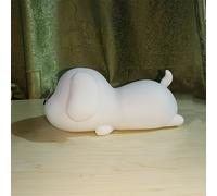 TEMU Lámpara nocturna de cachorro lindo, al para niños en del dormitorio LED con colores y batería incorporada recargable USB tipo C portátil