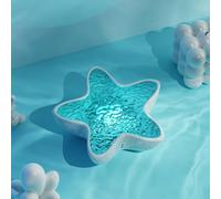 TEMU Lámpara Proyector de Ola de Agua con Forma de - de Luz Holográfica de , Luz Nocturna Terapéutica para Relajación, Asistencia para Dormir, Decoración de Escritorio para Mejorar de Ánimo