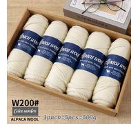 TEMU Lana de Alpaca, Agujas de Tejer Gruesas, Suéter de Moda Tejido a , Abrigo, Chaqueta, Bufanda, Lana para Gorro en