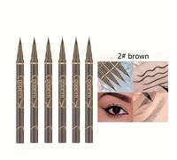 TEMU Lápiz de Cejas y Delineador Ultra Fino, Larga Duración y a Prueba de Manchas, para Crear Maquillaje de Ojos Exquisito, un para Fiestas de Navidad, y un Regalo Ideal para Vacaciones y