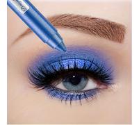 TEMU Lápiz de de Ojos Azul Oro | , Impermeable y Resistente al de , Delineador de Ojos que Desvanece para Párpados