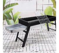 TEMU larga portatil de x 22 cm, plegable y , Superficie , Estructura metálica, , larga de sobremesa para jardin, camping, picnic o playa, local.