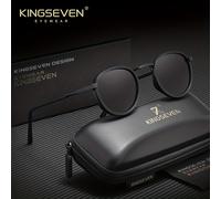 TEMU Las gafas redondas de Kingseven son ultra elegantes, con un diseño moderno y de calidad, lo que las ideales para y seguro que llaman la atención, ya sea para el uso diario o ocasiones especiales.