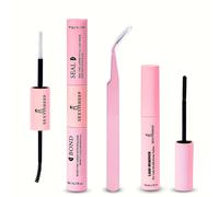 TEMU Lash Bond And Seal 10ml Pegamento y para Pestañas, con Removedor de 5ml Kit Duradero 48-72 Horas Impermeable Herramienta Maquillaje