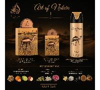 TEMU Lattafa Set Perfume Hombre Eau de Parfum 100ml + 20ml con Desodorante 200ml, oriental con incienso, , , bergamota, y maderas nobles, fijación duradera