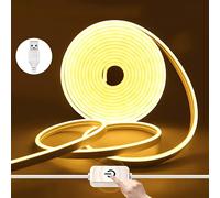 TEMU LED Tira de Neón con Control Táctil, Luz Flexible Regulable por USB, Cinta de Neón para Decoración DIY en Dormitorios y de TV o Gabinetes