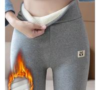TEMU Leggings Térmicos con - Pantalones de Invierno de Elasticidad Media, Diseño de Control de Abdomen y Levantamiento de Glúteos, Lavable a Máquina para Uso Casual - Mallas para Frío (Sin Volumen)