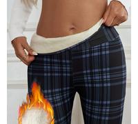 TEMU Leggings Térmicos de Cintura para Mujer - Pantalones Invernales Resistentes y Opacos para Gimnasio, Uso Casual - Mallas Elásticas Todo con Protección contra el Frío