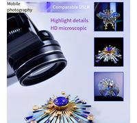 TEMU Lente Macro para Teléfono Móvil 30X, Tiro Externo de - Para Tiro Profesional de Pestañas, Uñas y Detalles de de Carne