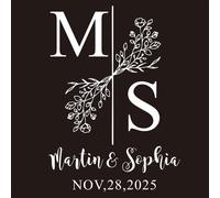 TEMU Letrero de Bienvenida Personalizado para - , y a Medida - Vinilo de Calidad con de y Espejo - Tablero de Entrada para Novios en Acrílico/Madera - Decoración Fácil de Pegar para Ceremonias de Boda