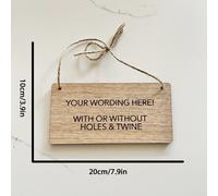 TEMU Letrero de madera personalizado, Placa de madera personalizada, Placa de puerta colgante, Letrero de habitación personalizado, Decoración