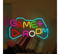 TEMU Letrero de Neón Colorido para Sala de Juegos, Luces LED para Decoración de Habitación de Niños, de Pared de Neón LED para , Letrero con USB, Regalos para , Decoraciones para Fiestas de de