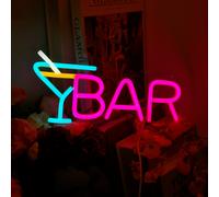 TEMU Letrero de Neón para - Letreros de Neón para Decoración de Pared, LED de Neón USB para Cueva de Hombre Taberna Pub Navidad Halloween Regalo