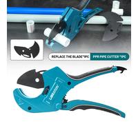 TEMU LIBRATON Cortador de carraca para tuberías y PVC, una herramienta rápida de una sola para cortar tuberías de 2-1/2" (63 mm) con una hoja reemplazable.