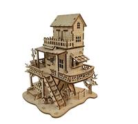 TEMU Librería Puzzle 3D de Madera para Adultos, Kit de Construcción de Casa en Miniatura, Set de en Miniatura, Adecuado para Relajación y un Regalo Único
