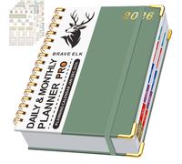 TEMU Libreta de Planificación para 2026, Papel Engrosado con 400 Páginas - Pegatinas Divertidas, Seguimiento de , Planificación Eficiente, Gestión del y Estructurado de