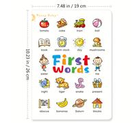 TEMU Libro de aprendizaje de vocabulario inglés de 32 páginas