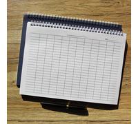 TEMU Libro de Contabilidad A4 Grande con Cuadrícula de Puntos y Páginas de Líneas - Diario de Contabilidad Resistente para Negocios, Hogar, Oficina - Ingresos y Mensuales/Trimestrales/Anuales