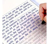 TEMU Libro de Práctica de Caligrafía 3D en Inglés - Cuaderno Reutilizable con Alfabeto Completo y para Uso Diario en