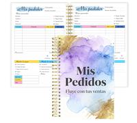 TEMU Libro de registro para de resellers - Un rastreador para pequeñas empresas dirigido a en línea, cuaderno de en para envíos de productos, diario para cuentas de pedidos (Edición en español)