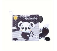 TEMU Libro de Tela Navideño para Bebés con Animales en y , , Libro de para Bebés, Juguete para Bebés