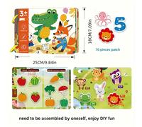 TEMU Libro ocupado interactivo para jóvenes - Libro de actividades de aprendizaje desgarrable que la concentración y la coordinación -ojo, ideal para el desarrollo .