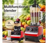 TEMU Licuadora y molinillo profesional , tarro de cristal de 2L con 6 cuchillas para triturar hielo, autolimpieza - para batidos, helado, mantequilla de - Regalo para el hogar