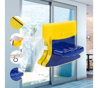 TEMU Limpia Ventanas Magnético Cara, Portatil, Fijación Magnética Extra Fuerte Ideal para Ventanas de , a los , Compatible con Cristales de 3-10mm, Uso en Exteriores e Interiores -