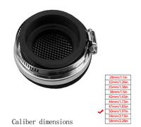 TEMU Limpiador de esponja de filtro de aire de espuma de hongo universal de 28/32/35/38/42/44/47/50/54/58MM para motores de 2 , motocicletas de bolsillo y cortacéspedes.