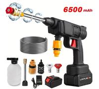 TEMU Limpiador de presión inalámbrico 30BAR, pistola de agua pulverizadora para de coches, máquina de limpieza de agua a presión para batería Makita de 18 V