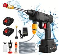 TEMU Limpiador de presión inalámbrico 30BAR, pistola de agua pulverizadora para de coches, máquina de limpieza de agua a presión para batería Makita de 18 V