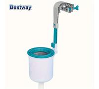 TEMU Limpiador de Residuos de Superficie para Piscina Sobre Bestway 58233 800 GPH con Instalación Rápida y Soporte de Montaje Ajustable