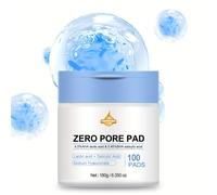 TEMU Limpiadora de Pores Zero, Zero con y Ácido Láctico 4.5% AHA + Salicilato 0.45%, para Todo Tipo Beige - 100 Unidades