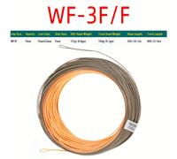 TEMU Línea de Pesca con de Un Solo Brazo Easy-Cast, 90ft con Dobladillos - Melocotón/Camuflaje, Tamaños WF3F-8F