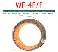TEMU Línea de Pesca con de Un Solo Brazo Easy-Cast, 90ft con Dobladillos - Melocotón/Camuflaje, Tamaños WF3F-8F