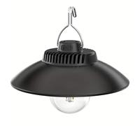 TEMU Linterna de camping retro para exteriores, iluminación atmosférica, larga duración de batería, dual con gancho, linterna recargable Tipo-C