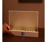 TEMU Linterna de Lectura LED con Panel y de Color Ajustable - Luz Portátil Recargable para Libros